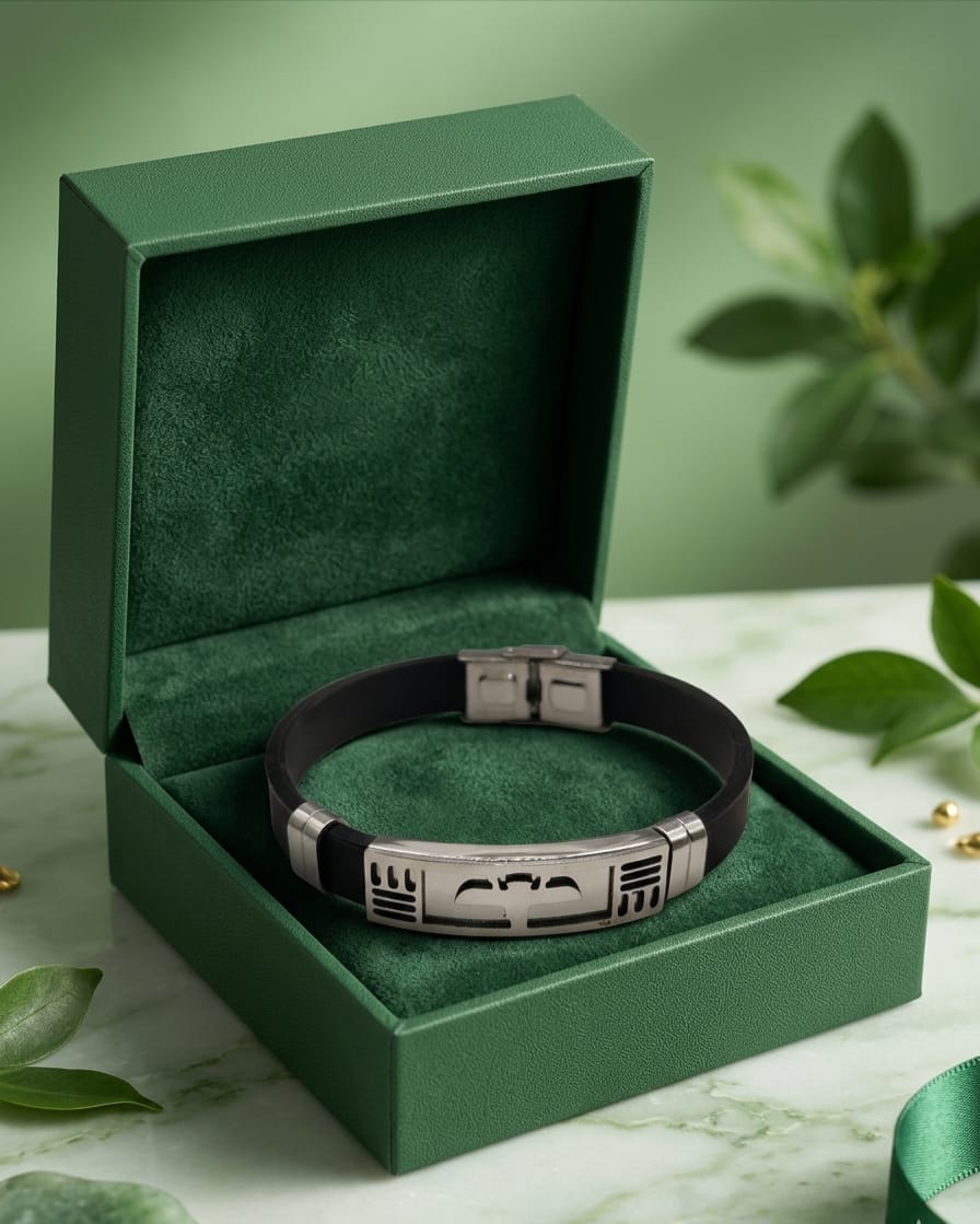 Modern Steel Eagle ID Bracelet